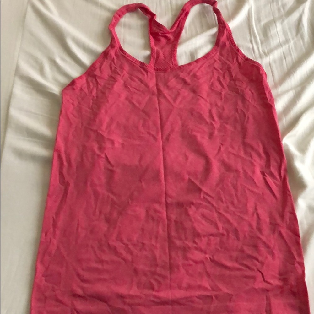 Pink comfy workout tank